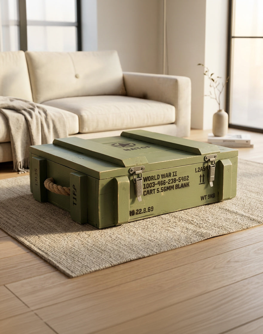 Ammo Crate | Coffee table Storage