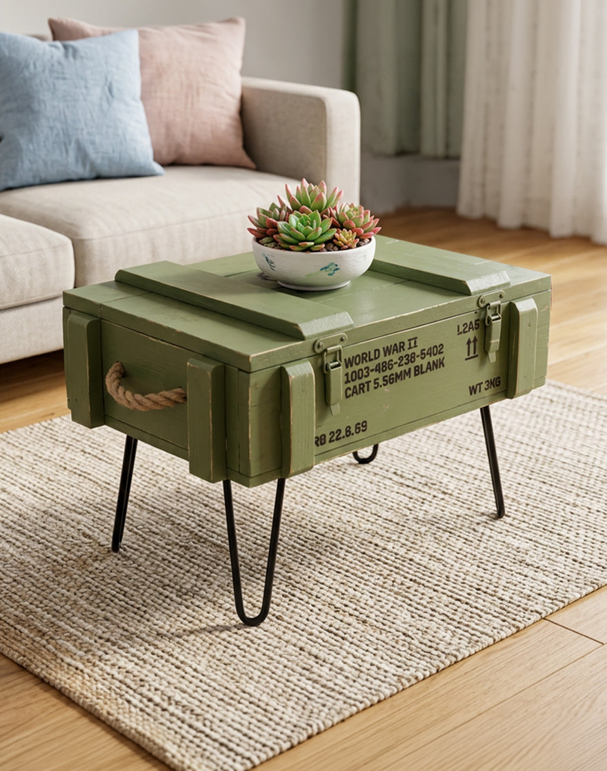 Ammo Crate | Coffee table Storage