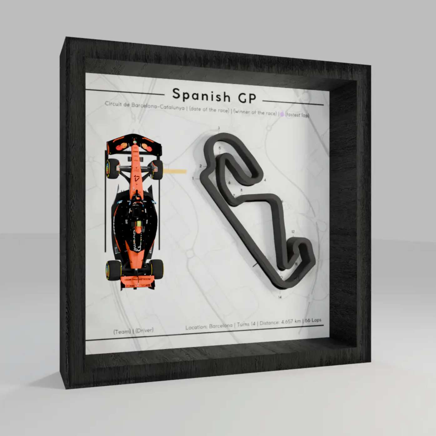 F1 - 3d Track Frames