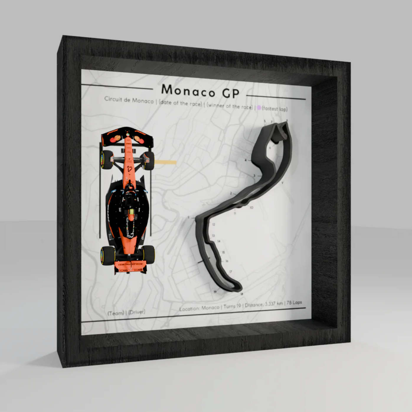 F1 - 3d Track Frames