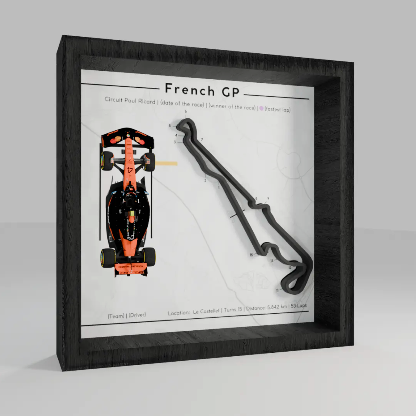F1 - 3d Track Frames