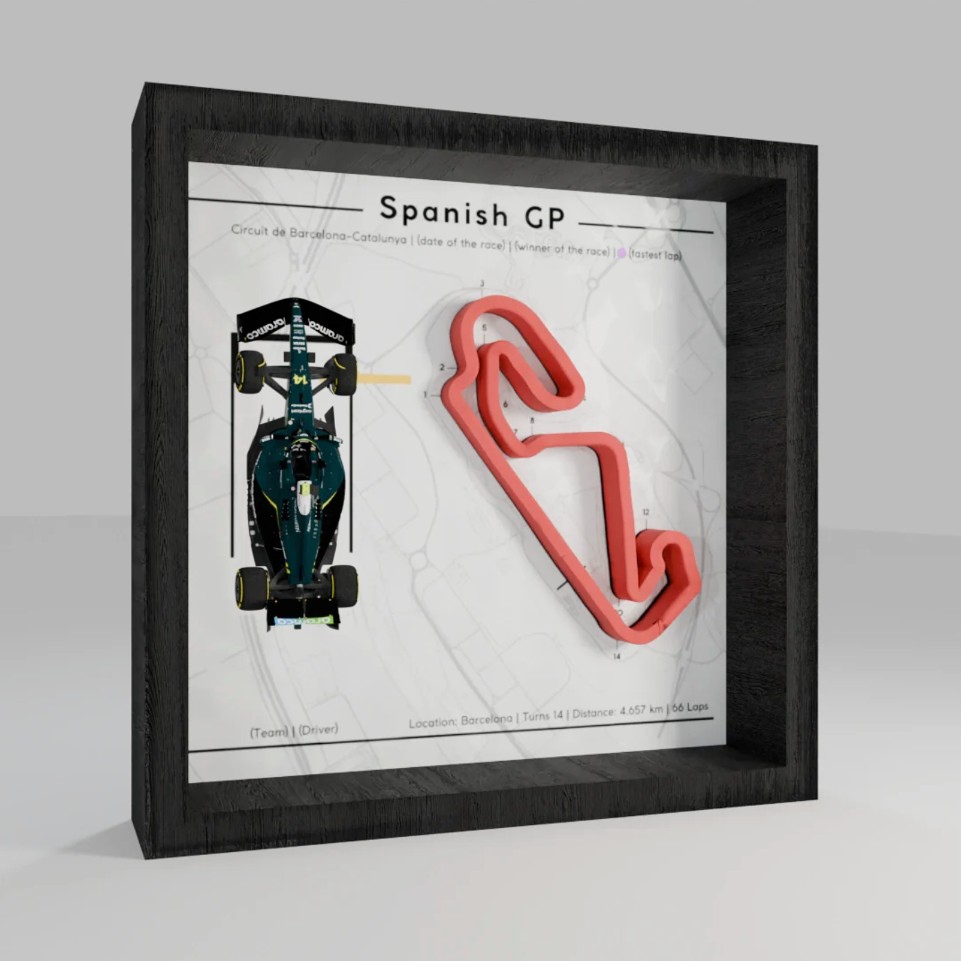 F1 - 3d Track Frames