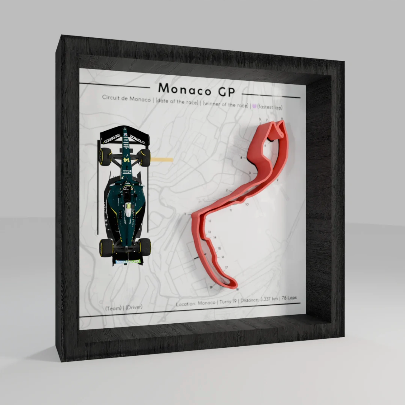 F1 - 3d Track Frames