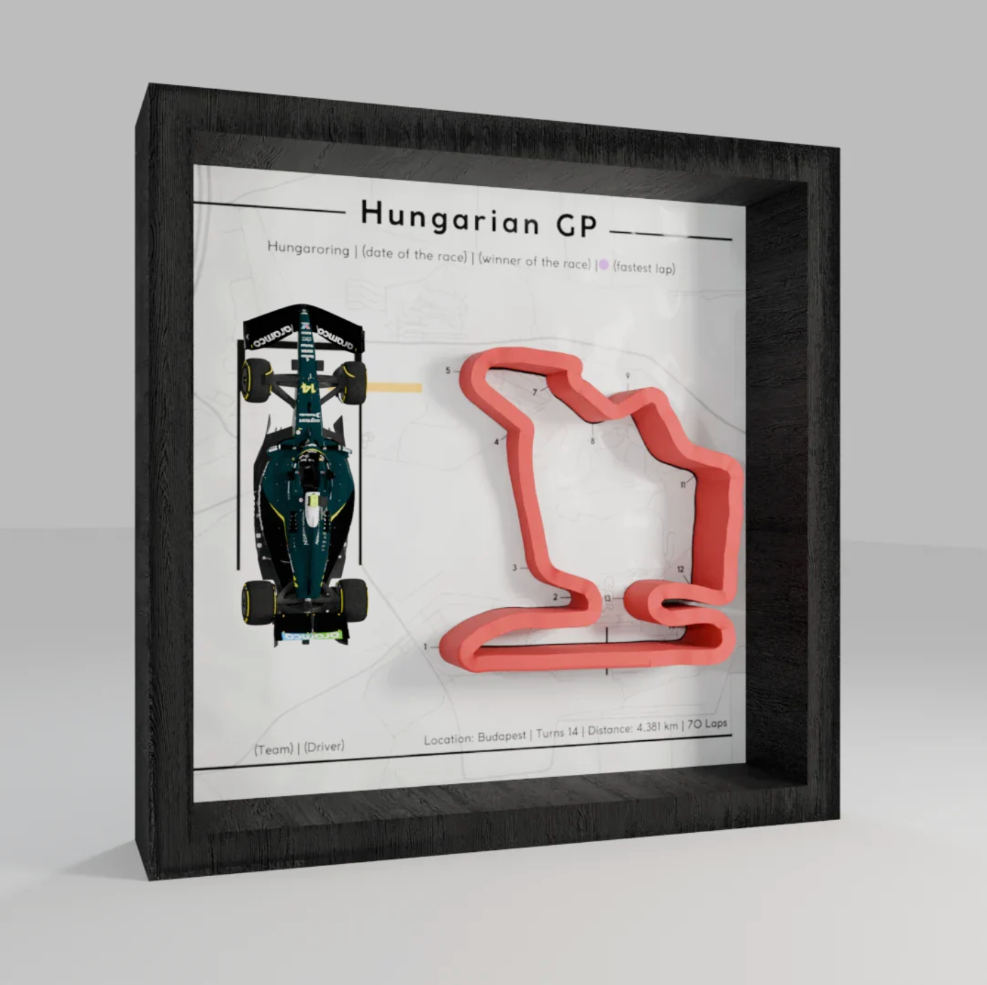 F1 - 3d Track Frames