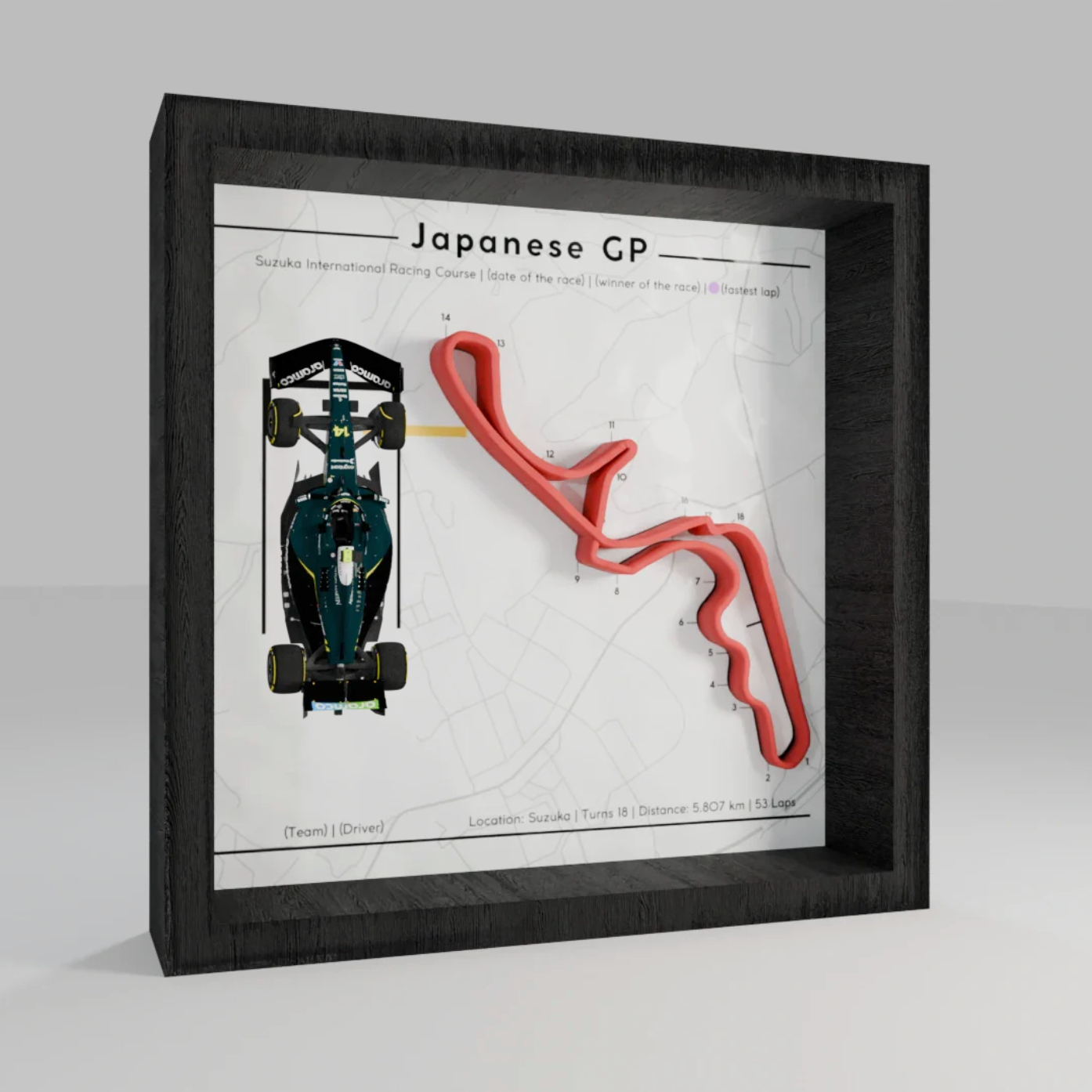 F1 - 3d Track Frames