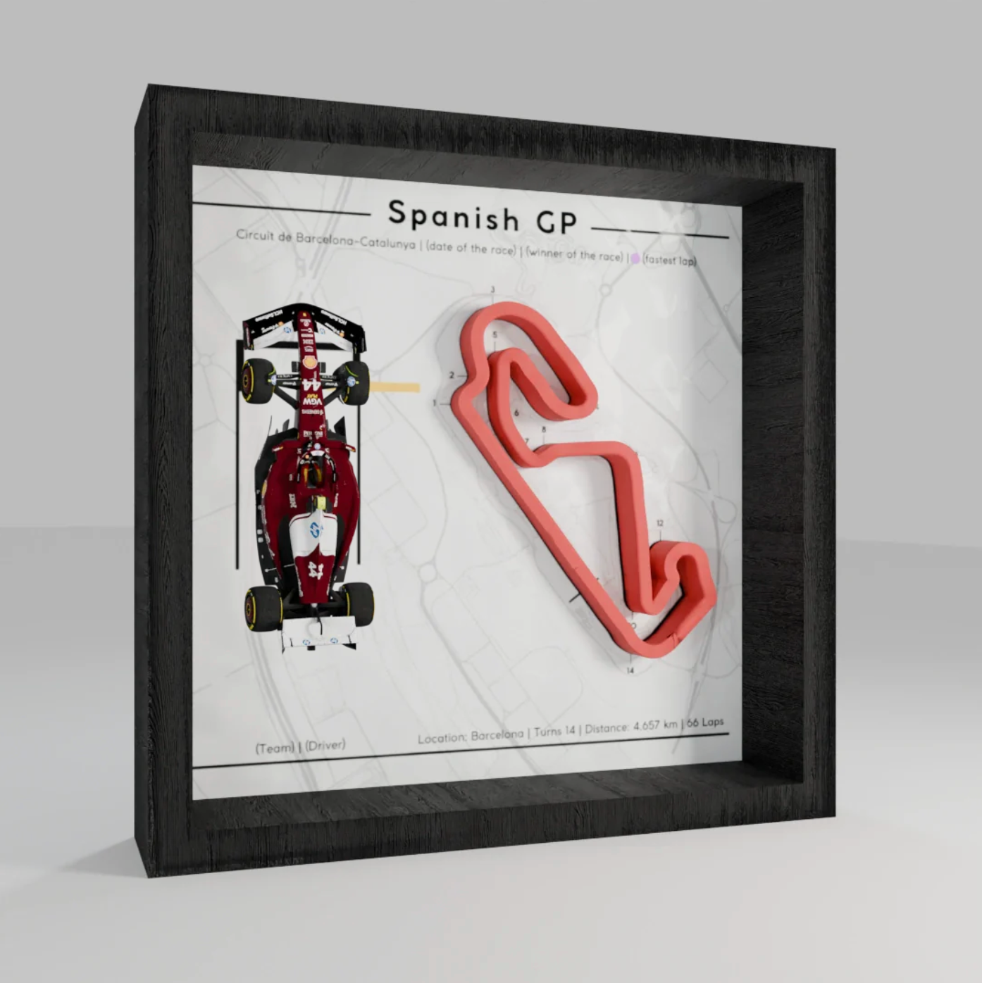 F1 - 3d Track Frames