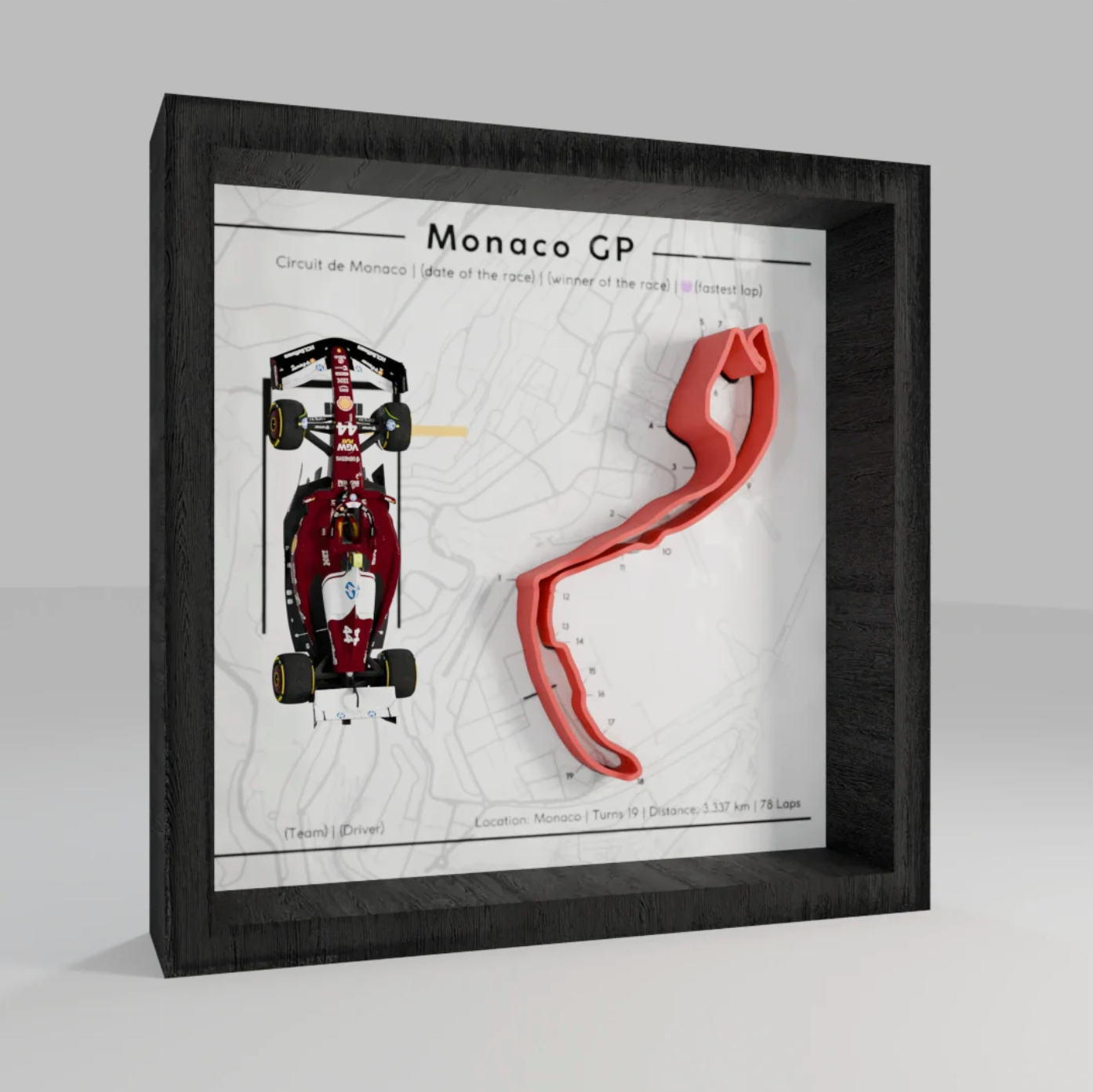F1 - 3d Track Frames