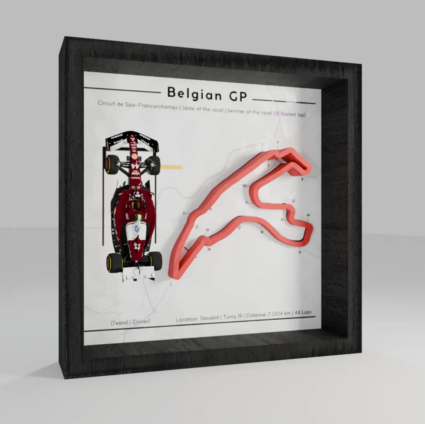 F1 - 3d Track Frames
