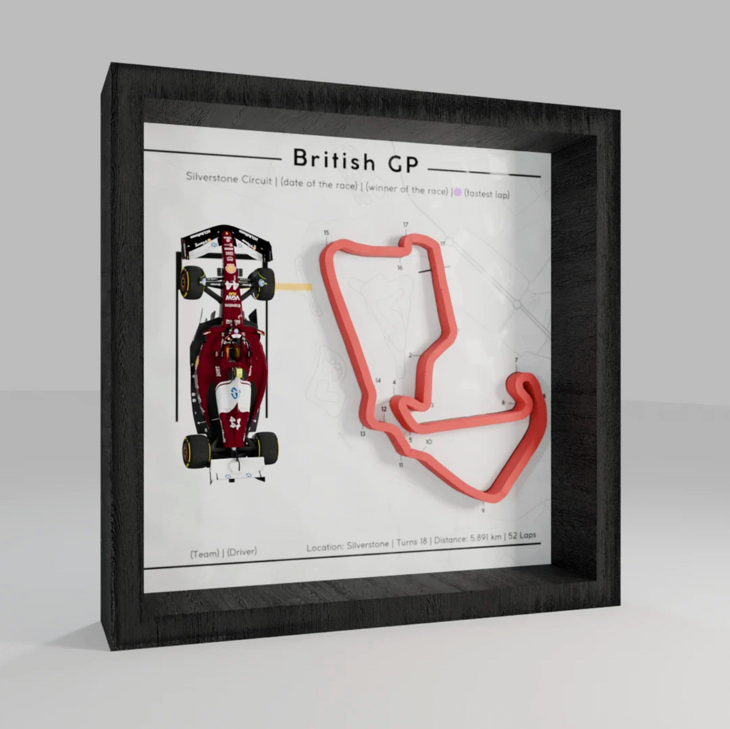 F1 - 3d track frames