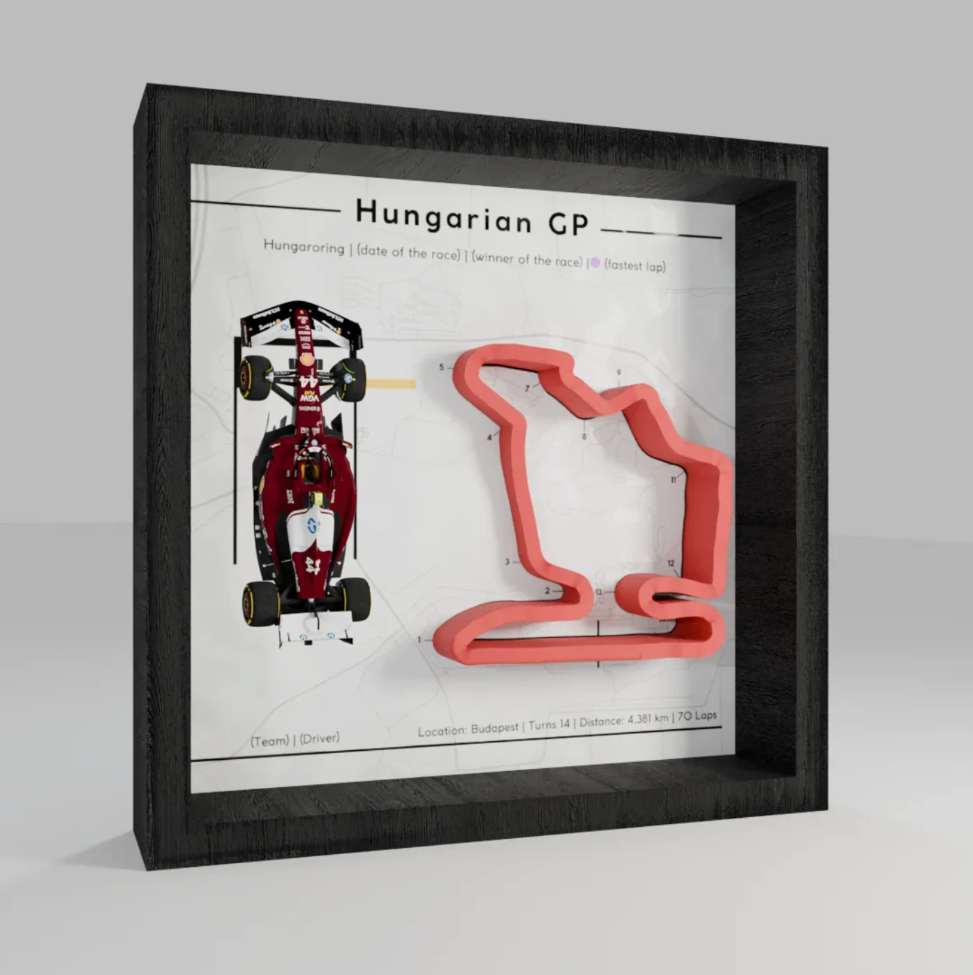 F1 - 3d Track Frames
