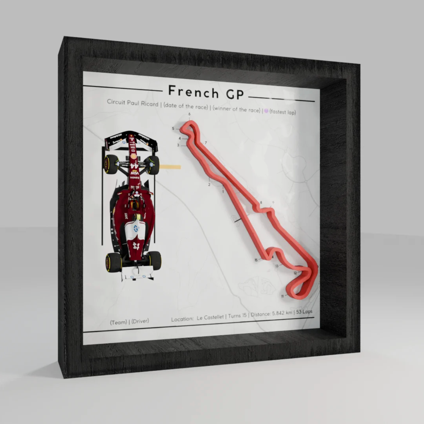 F1 - 3d Track Frames