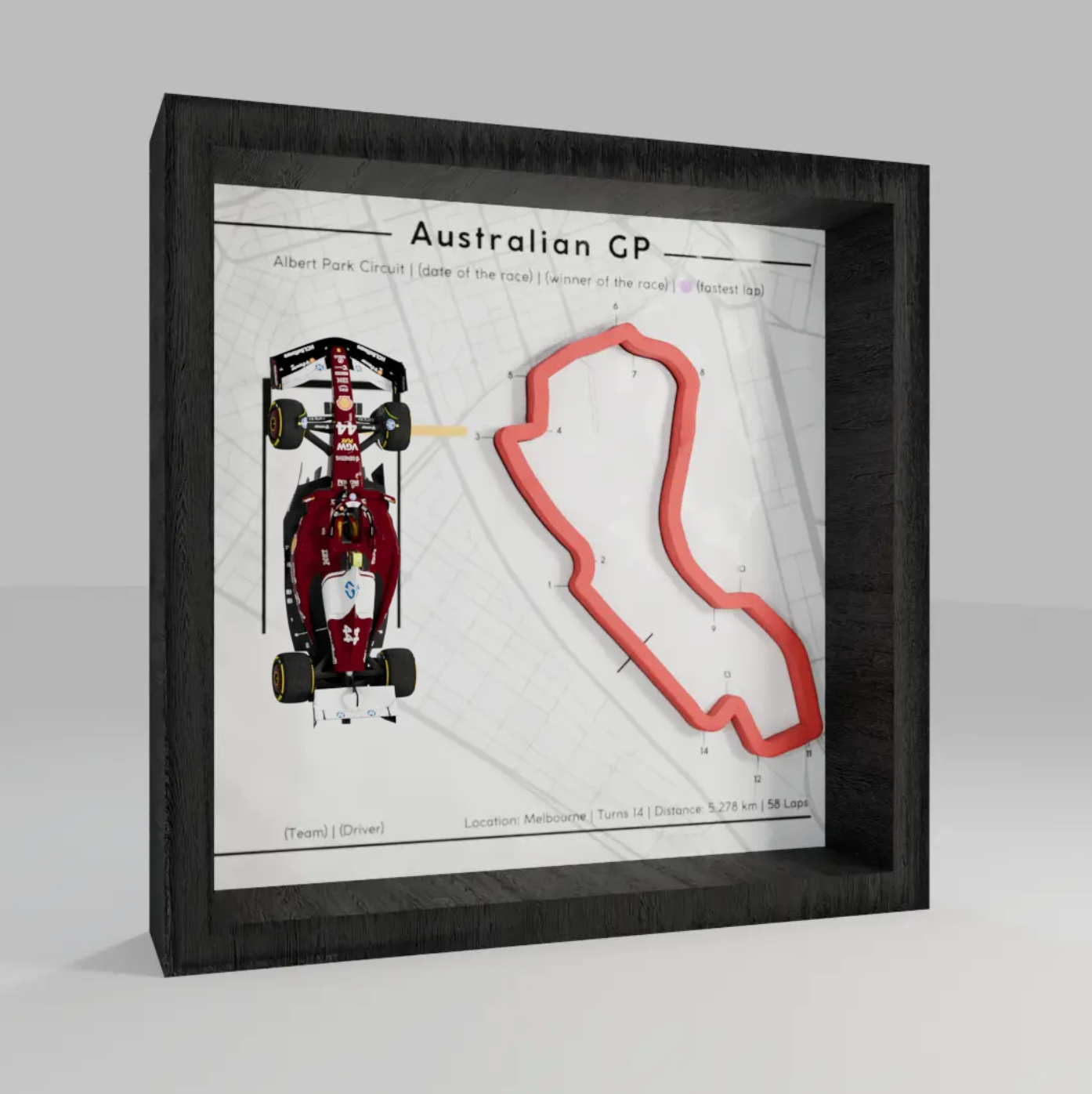 F1 - 3d Track Frames