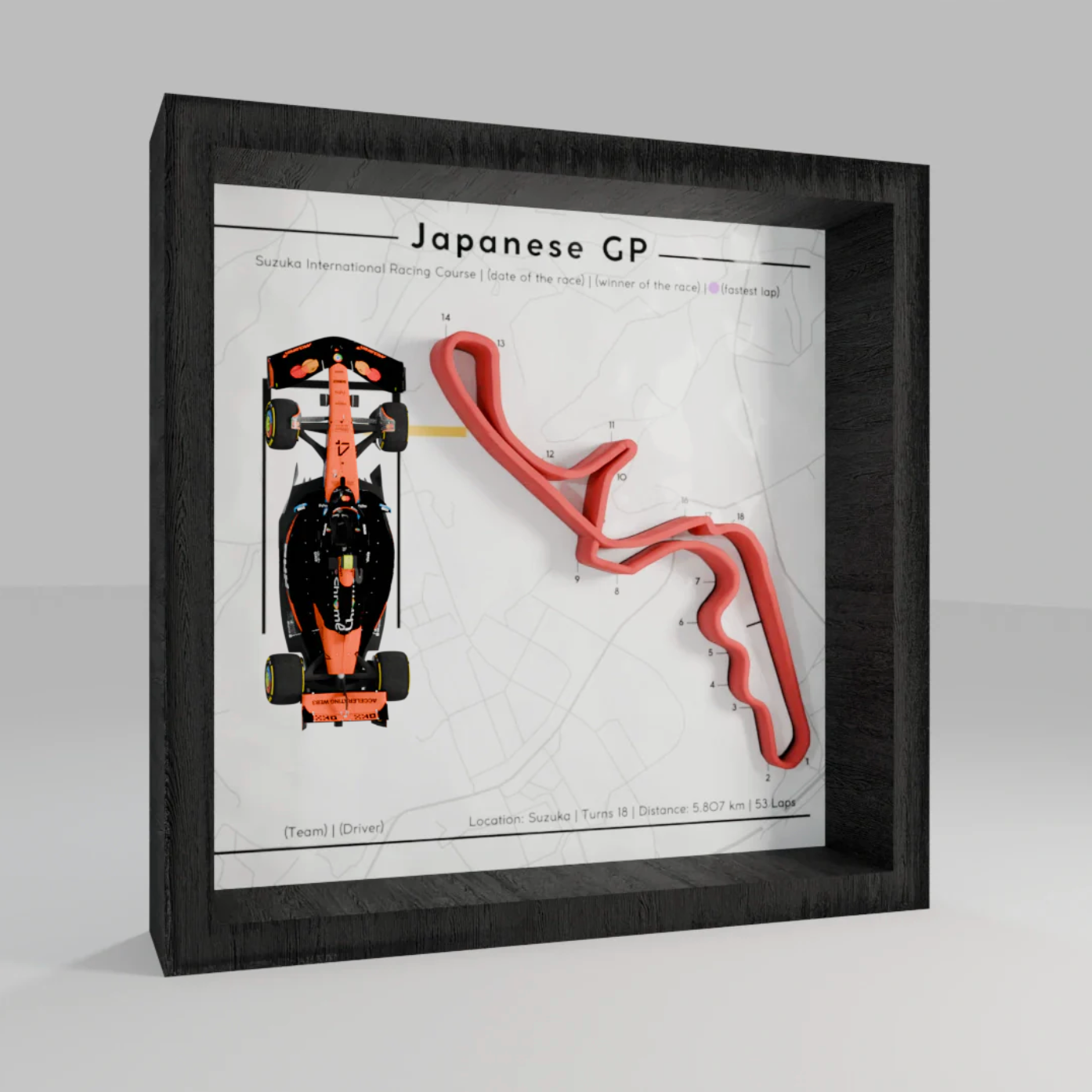 F1 - 3d Track Frames
