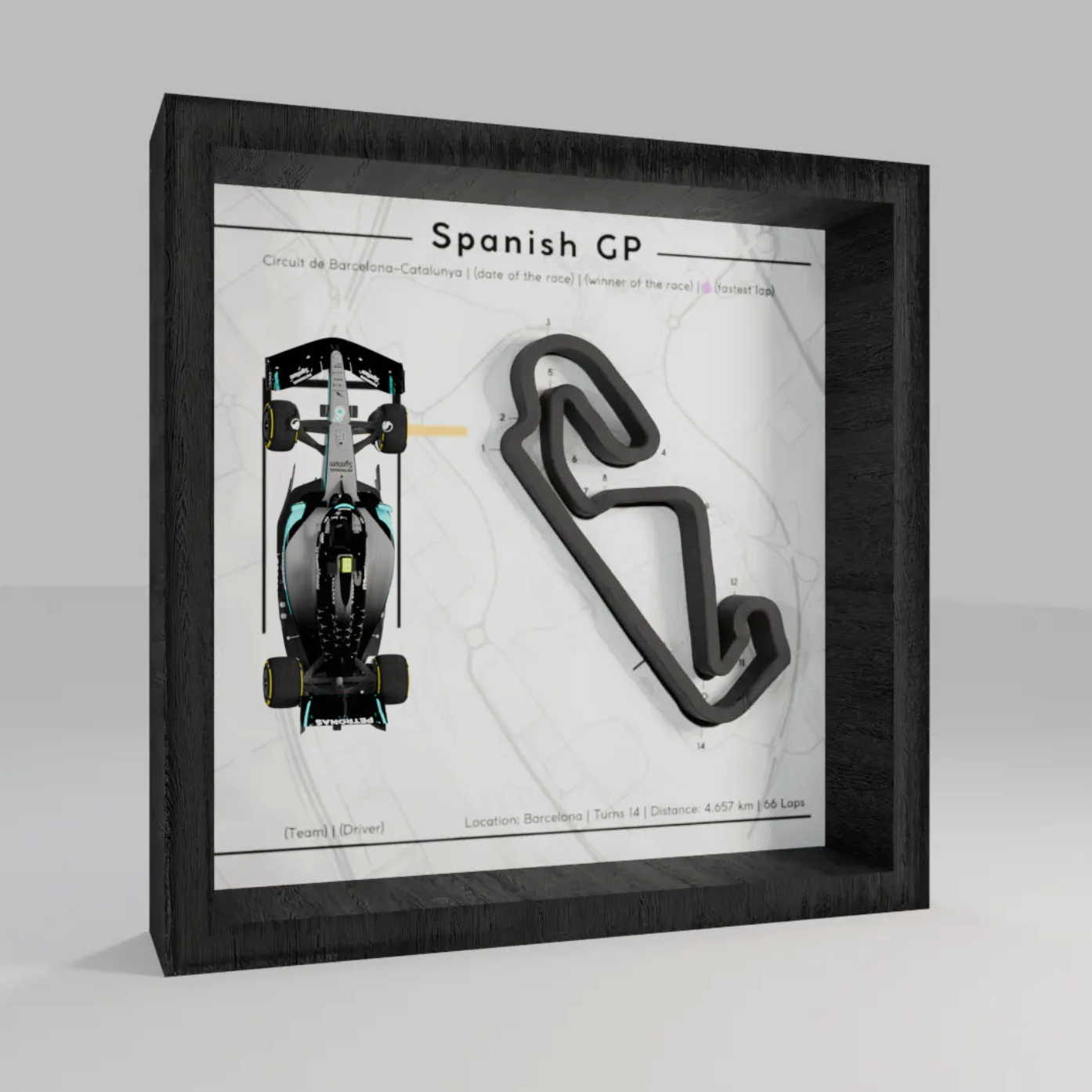 F1 - 3d Track Frames