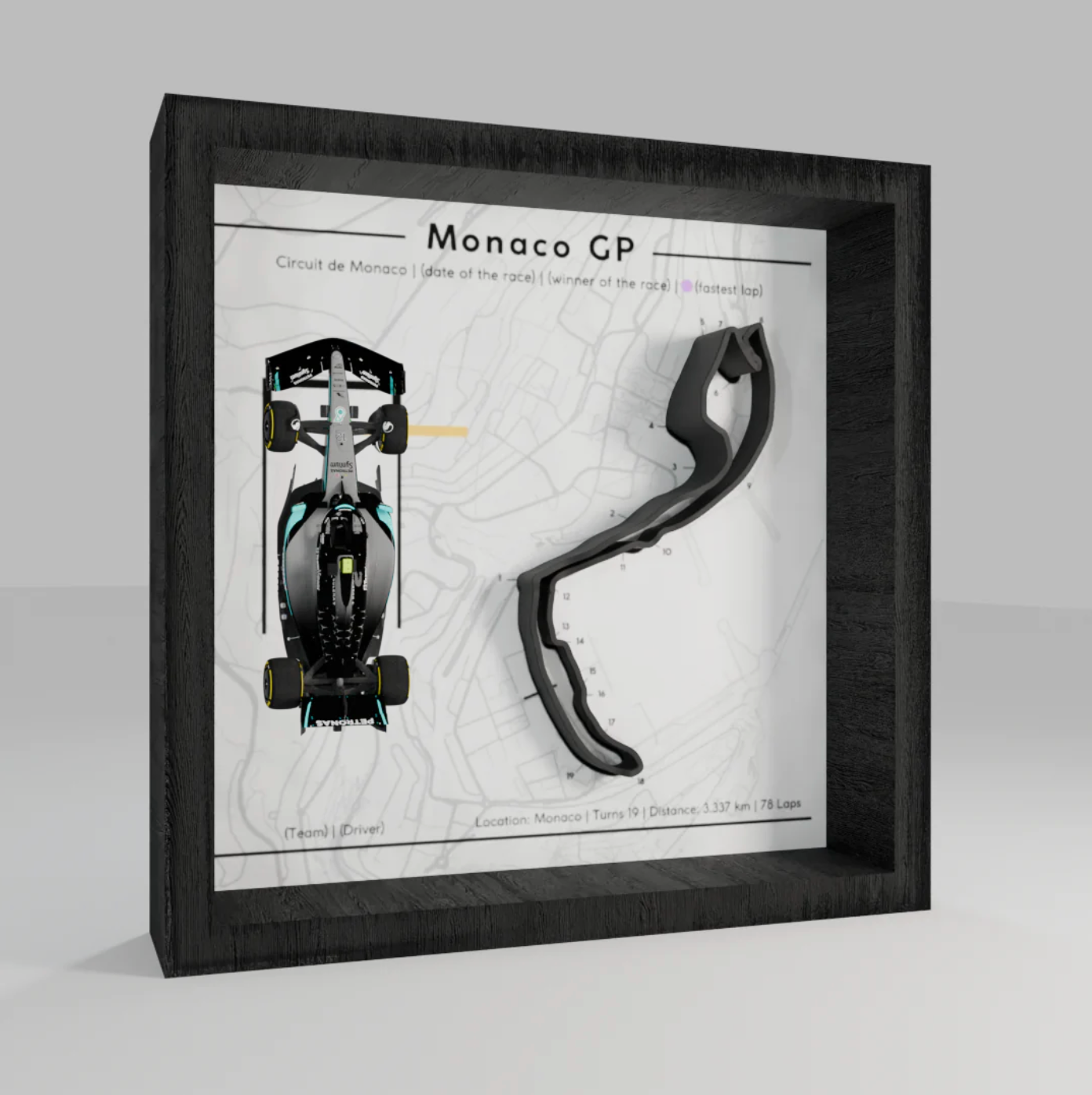 F1 - 3d Track Frames