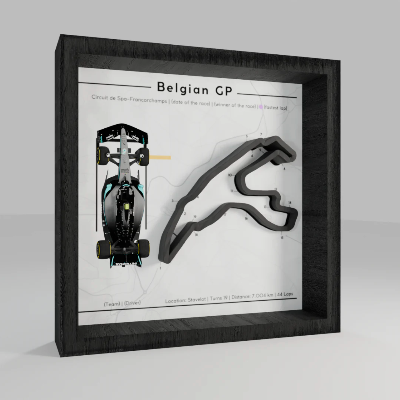 F1 - 3d Track Frames
