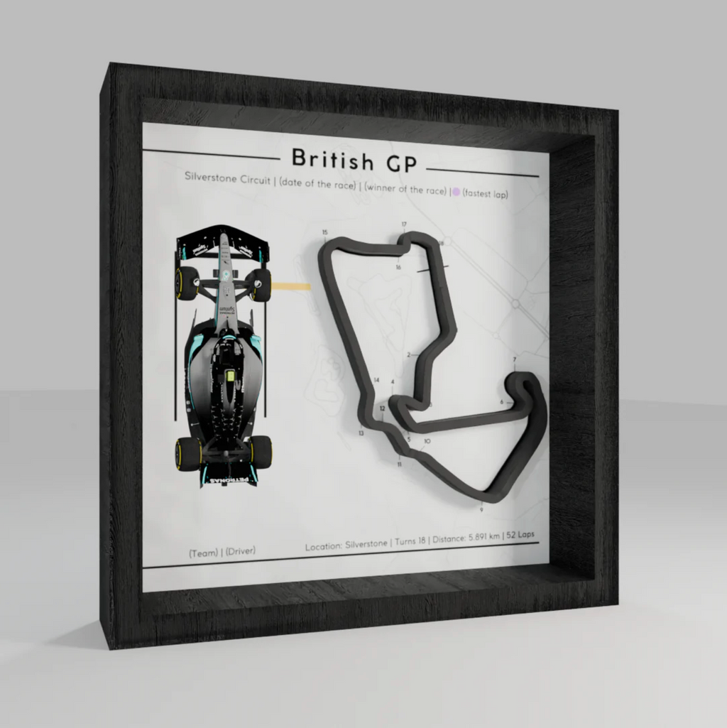 F1 - 3d track frames