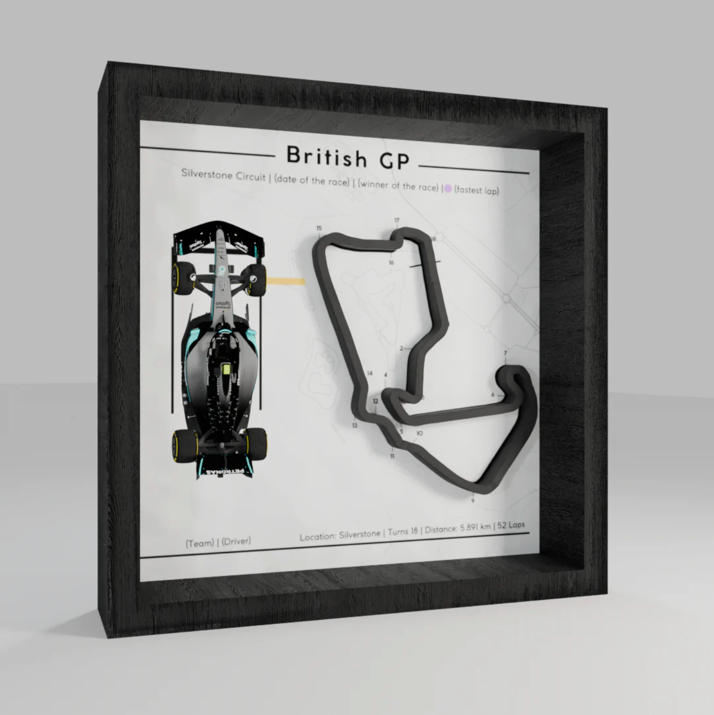F1 - 3d track frames