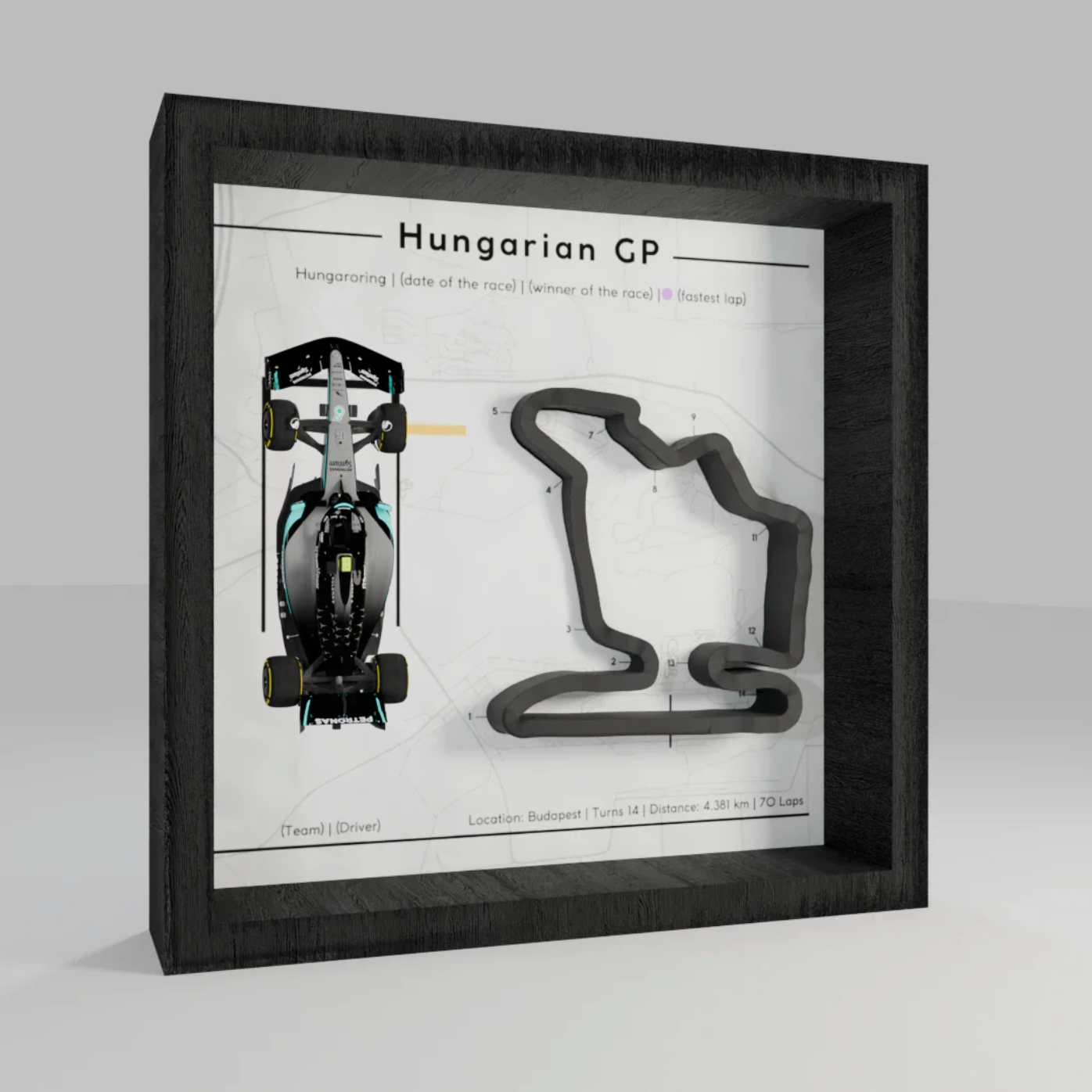 F1 - 3d Track Frames