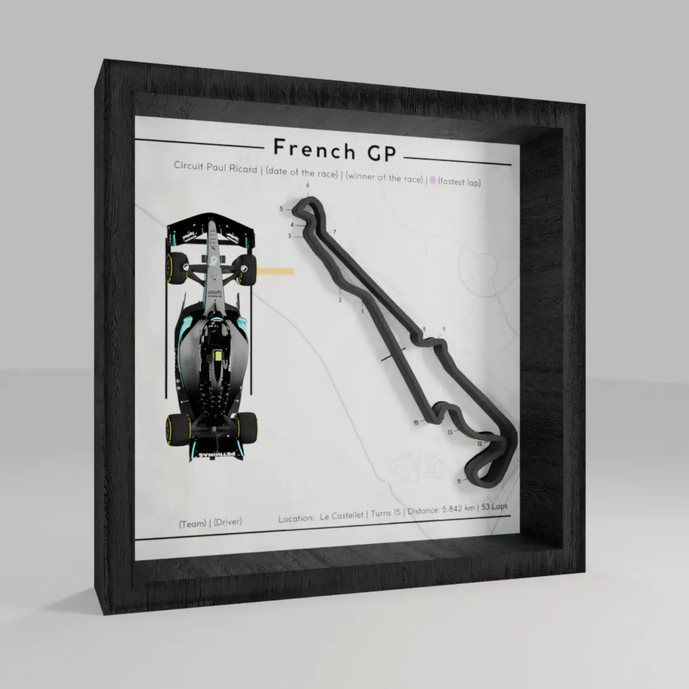 F1 - 3d Track Frames