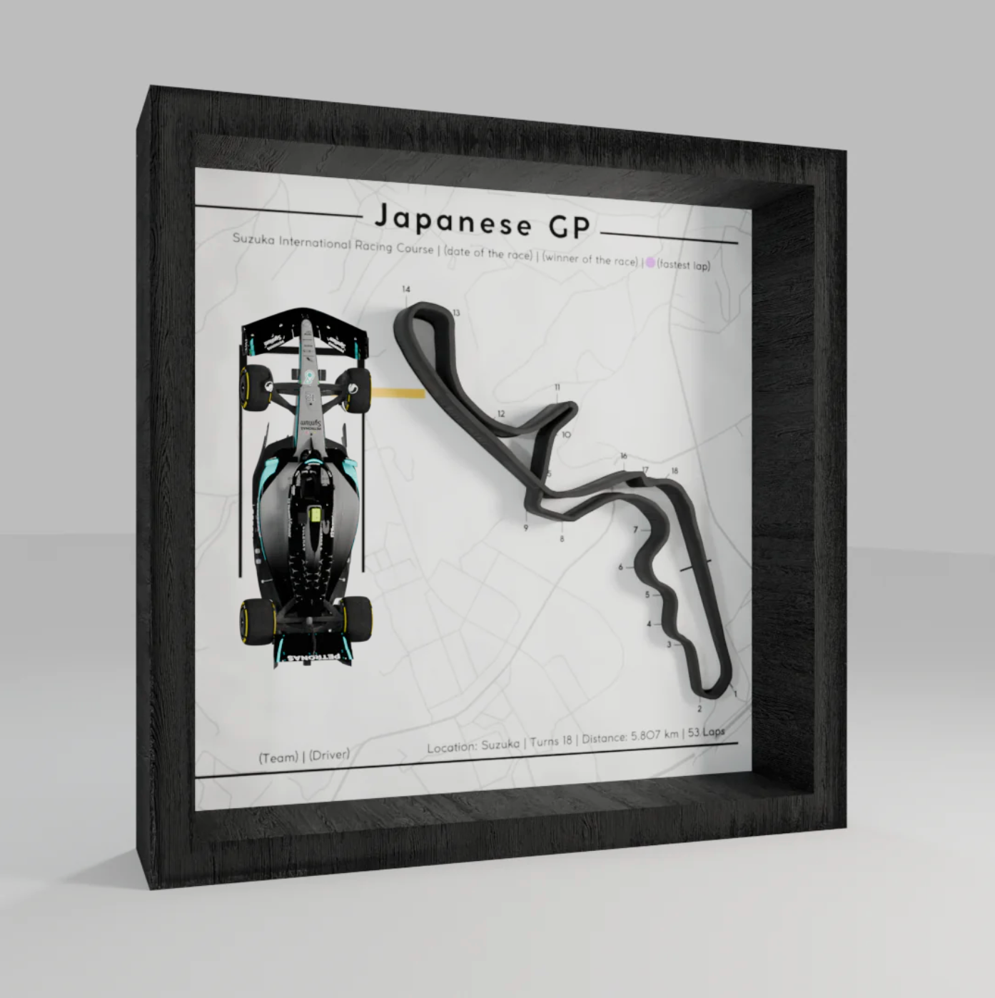 F1 - 3d Track Frames