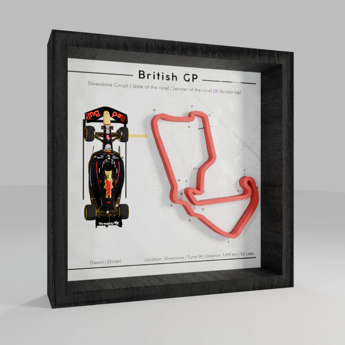 F1 - 3d track frames