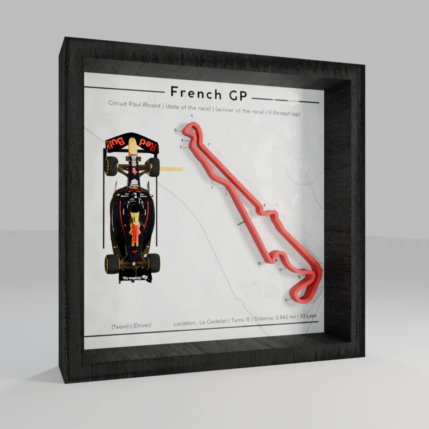 F1 - 3d Track Frames